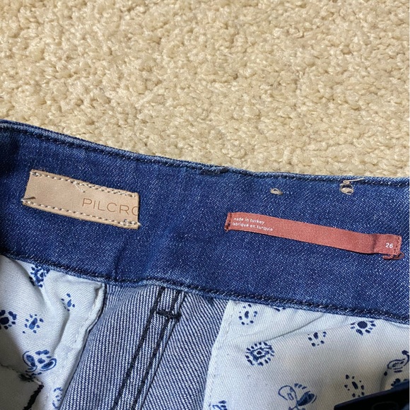 Anthropologie Pilcro High Rise Bootcut Jeans Denim Blue Size 26 Western Rodeo - Picture 12 of 14